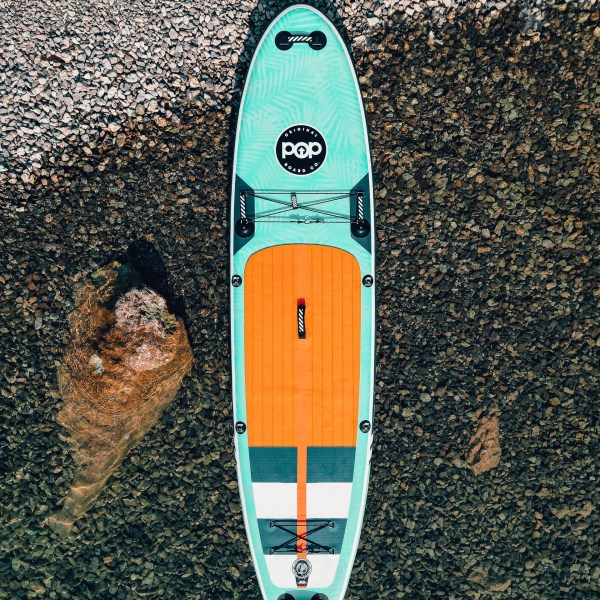 a person on a surf board