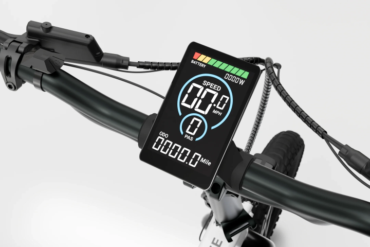 a close up of a motorcycle