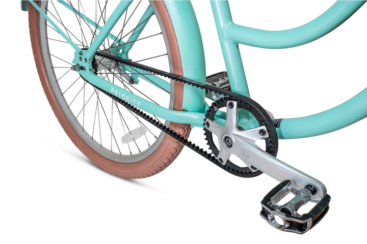 a close up of a bicycle