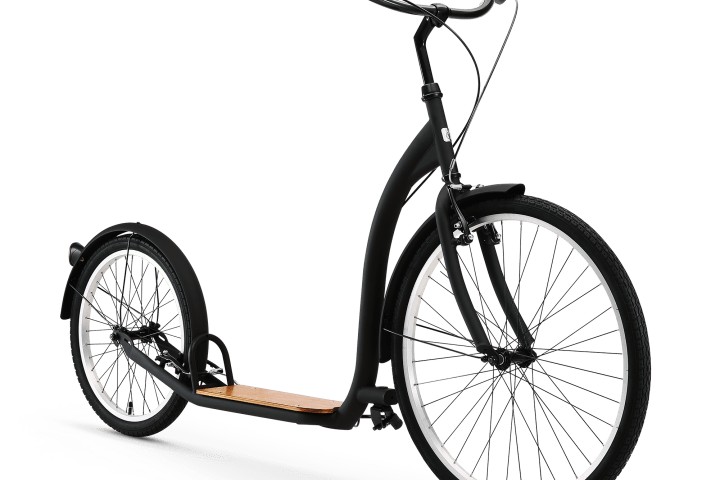 a close up of a bicycle